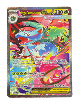 Pokemon Mega Venusaur EX Special Illustration ME01:Mega Evolution Holo Near Mint - Image 1