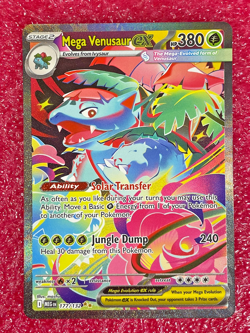 Pokemon Mega Venusaur EX Special Illustration ME01:Mega Evolution Holo Near Mint - Image 2