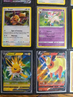 Eevee pokemon cards Lot of 9. Sylveon Vmax and Espeon - Image 3