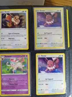 Eevee pokemon cards Lot of 9. Sylveon Vmax and Espeon - Image 5