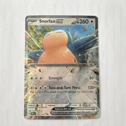 Pokemon TCG Snorlax ex Sv: Prismatic Evolutions 076/131 Holo Double Rare HP 260… - Image 1