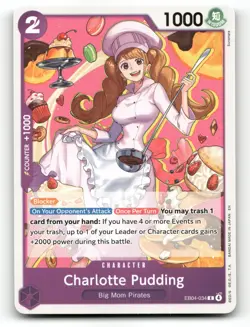 Charlotte Pudding EB04-034 - The Azure Sea's Seven - One Piece Card NM/M - Image 1