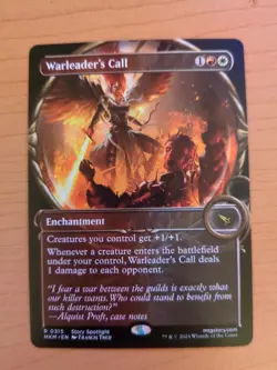 MTG Warleader’s Call showcase (NM) Murders at Karlov Manor Magic the Gathering - Image 1