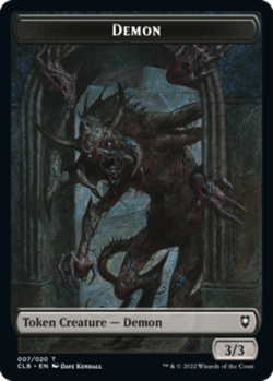 Demon Token Commander Legends: Battle for Baldur's Gate Lightly Played, English - Image 1