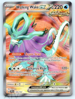 Walking Wake ex 189/162 Pokemon Temporal Forces Ultra Rare - Image 1