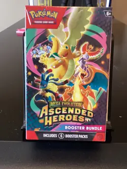 Pokemon TCG Ascended Heroes Booster Bundle [6 packs] New (SEALED) - Image 1