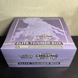 Pokemon TCG Sword & Shield Chilling Reign Elite Trainer Box Sealed New FREE SHIP 820650808630 - Image 5