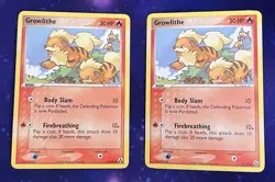 Growlithe 55/92 Common Pokemon TCG - Legend Maker - MP - X2 - Image 1