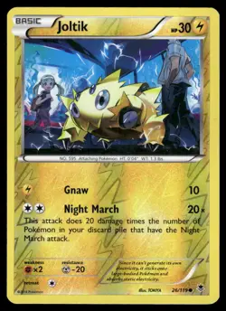 JOLTIK 26/119 COMMON PHANTOM FORCES POKEMON REVERSE HOLO NM - Image 2