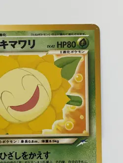 Light Sunflora No.192 neo destiny vintage Old back Japanese Pokemon card - Image 3