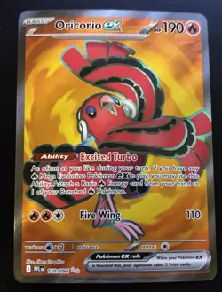 Pokemon Oricorio ex 110/094 Me02: Phantasmal Flames Holo - Image 1