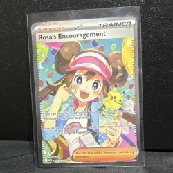 Pokemon Rosa's Encouragement Full Art Trainer-Supporter Holo POR English Card - Image 1