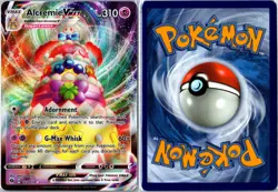 POKEMON CARD - ALCREMIE VMAX 023/073 CHAMPION'S PATH VMAX RARE HOLO NEAR MINT - Image 3