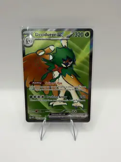 Pokemon Decidueye EX Card POR 100/088 Holo 320 HP Stage 2 Grass Full Art - Image 1