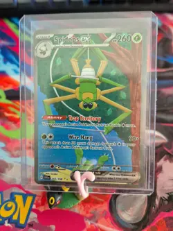 Pokemon Spidops ex 243/198 SV01: Scarlet & Violet Base Set Holo - Image 1