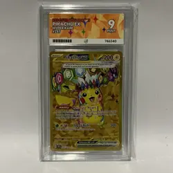 Pokemon 2024 Surging Sparks Pikachu Ex Hyper Rare 247/191 Ace Graded 9 - Image 1