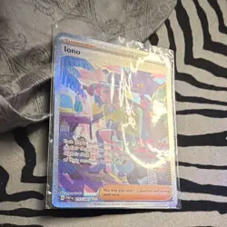 Nintendo Iono 237/091 SV Paldean Fates Special Illustration Rare Holo Full Art - Image 1