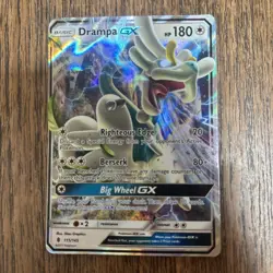 Pokemon Drampa GX Ultra Rare Holo Card 115/145 Guardians Rising Dragon - Image 1