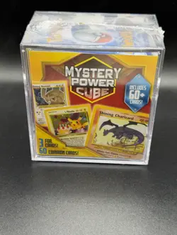 NEW Sealed Pokemon Mystery Power Cube Box 60+ Cards Charizard Base Set Holo U 728192492327 - Image 1