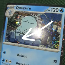 FART (5) TOTAL SWIRLS 🌀💫 HOLO BLEED Quagsire SVP 156 Cosmos Promo Pokemon - Image 1