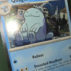 FART (5) TOTAL SWIRLS 🌀💫 HOLO BLEED Quagsire SVP 156 Cosmos Promo Pokemon - Image 3