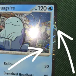 FART (5) TOTAL SWIRLS 🌀💫 HOLO BLEED Quagsire SVP 156 Cosmos Promo Pokemon - Image 4