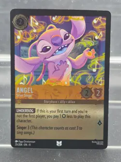 Disney Lorcana Angel - Siren Singer 25/204 Winterspell Uncommon Foil - Image 1