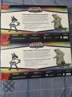 LOT OF 2 Pokemon Lucario Ex & Tyranitar Ex Premium Collection NEW AND SEALED - Image 2