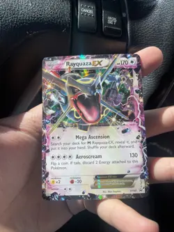 Shiny Rayquaza EX XY69 2015 Pokemon TCG Ultra Rare Black Star Promo - Image 1