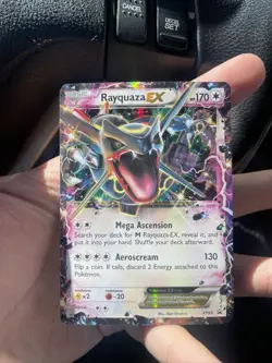 Shiny Rayquaza EX XY69 2015 Pokemon TCG Ultra Rare Black Star Promo - Image 2