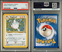 WIGGLYTUFF 1999 Pokemon Jungle Holo #16 PSA 5 - Image 1