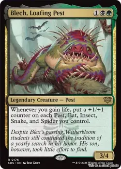 MTG Blech, Loafing Pest 176 Secrets of Strixhaven NM Magic - Image 1