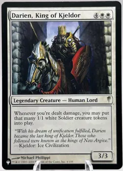 Darien, King of Kjeldor 4/155 The List MTG LP - Image 1