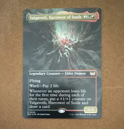 Valgavoth, Harrower of Souls #006 Commander: Duskmourn MTG Borderless Foil - Image 1