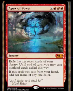 Core Set 2019 #129 Apex of Power - Image 1
