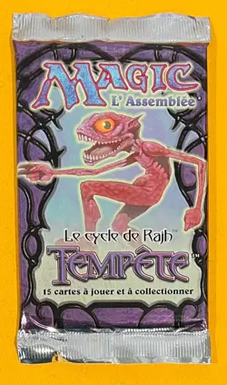 MTG TEMPEST Booster Pack (French) Sealed (OldManMTG 008-784) - Image 1