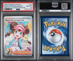 Pokemon Rosa's Encouragement 123/088 POR Special Illustration Rare PSA 10 POP10 - Image 4