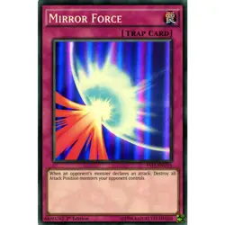 YS15-END16 Mirrior Force 1st Edition Lightly Played Super Rare YuGiOh TCG - Image 1