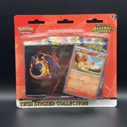 Pokemon TCG Ascended Heroes Tech Sticker Triple Blister Charmander Gastly Bundle - Image 3