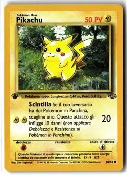 Pikachu ⭐ 60/64 1st Edition Common Jungle Vintage WOTC 1999 Pokemon NM - Image 1