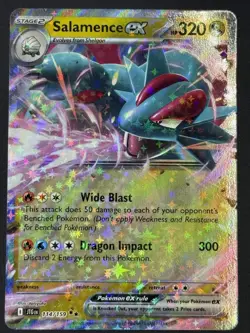 Salamence ex 114/159 Double Rare Journey Together Pokemon - Image 1