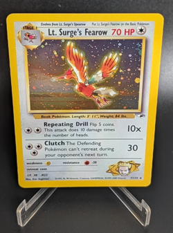Lt. Surge's Fearow - Gym Heroes 7/132 - Pokemon TCG (Vintage WoTC) - LP+ - Image 2