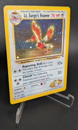 Lt. Surge's Fearow - Gym Heroes 7/132 - Pokemon TCG (Vintage WoTC) - LP+ - Image 3
