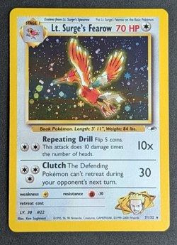Lt. Surge's Fearow - Gym Heroes 7/132 - Pokemon TCG (Vintage WoTC) - LP+ - Image 5