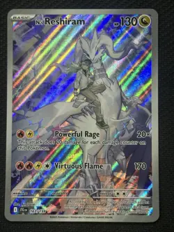 Pokemon N's Reshiram 167/159 Sv09 Journey Together Illustration Rare Holo 130HP - Image 1