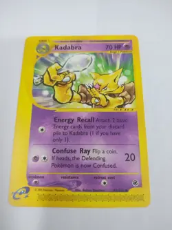 MINT Pokemon TCG Kadabra Expedition 84/165 Regular Uncommon - Image 1