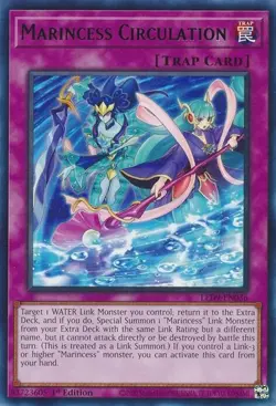 LED9-EN036 Marincess Circulation Rare 1st Edition Near Mint YuGiOh TCG - Image 1