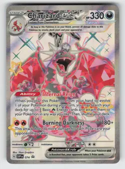 Charizard ex 074 NM Holo SVP SV: Scarlet & Violet Promo Cards TPO01 - Image 1