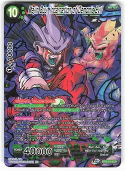 Majin Buu, Incarnation of Demonic Evil BT12-153 SCR Dragon Ball Super Card - Image 1