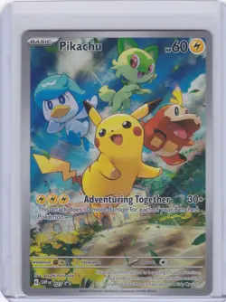 Pikachu Holo Promo SV: Scarlet & Violet Promo Cards 027 NM - Image 1